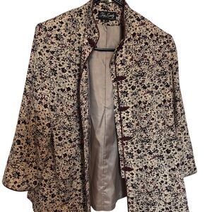 Floral Top Lady  Women's Jacket